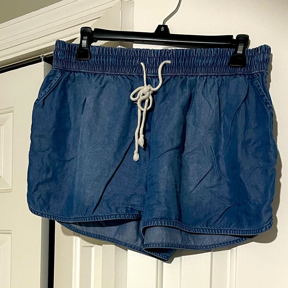 Denim shorts